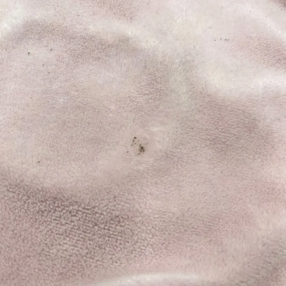 Stepping Stones Pink Bunny Baby Blanket Satin Heart Knotted Corner Lovey 10.5